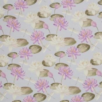 Viskosejersey Water Lilies by Christiane Zielinski von Swafing
